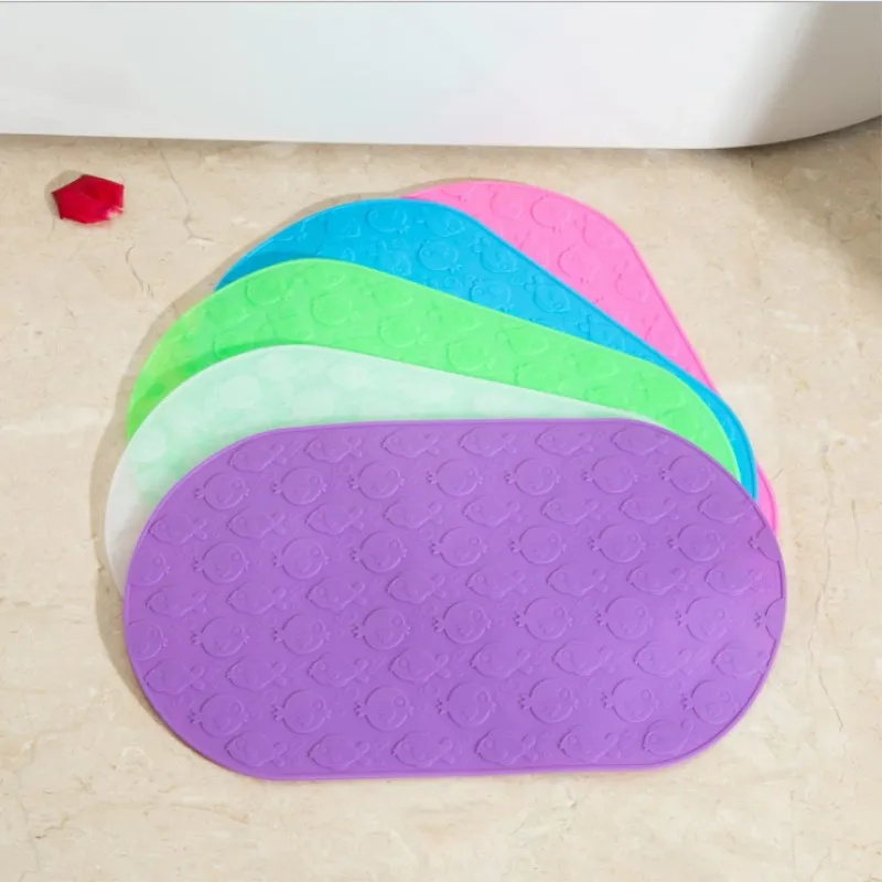 Baby Inside Bath Mat Non Slip Anti Slip Suction Non-Slip Bathroom Silicone Antimacrobial Bath Mats Non Slip Toddler