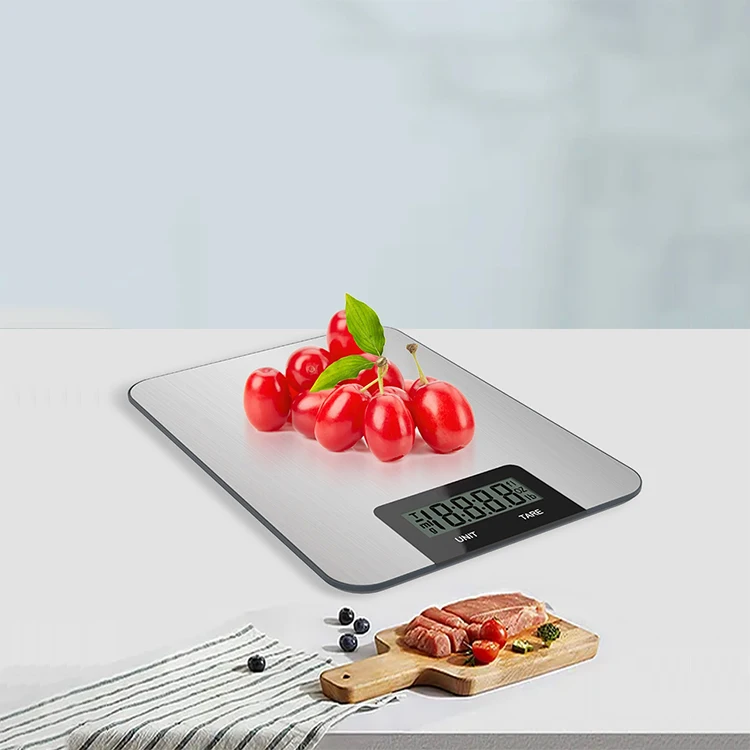 Waterproof 5kg 0.1g Kitchen Weighing Scale Rechargeable Battery Food Scale With Nutritional Calculator Kitchen Scales Weights