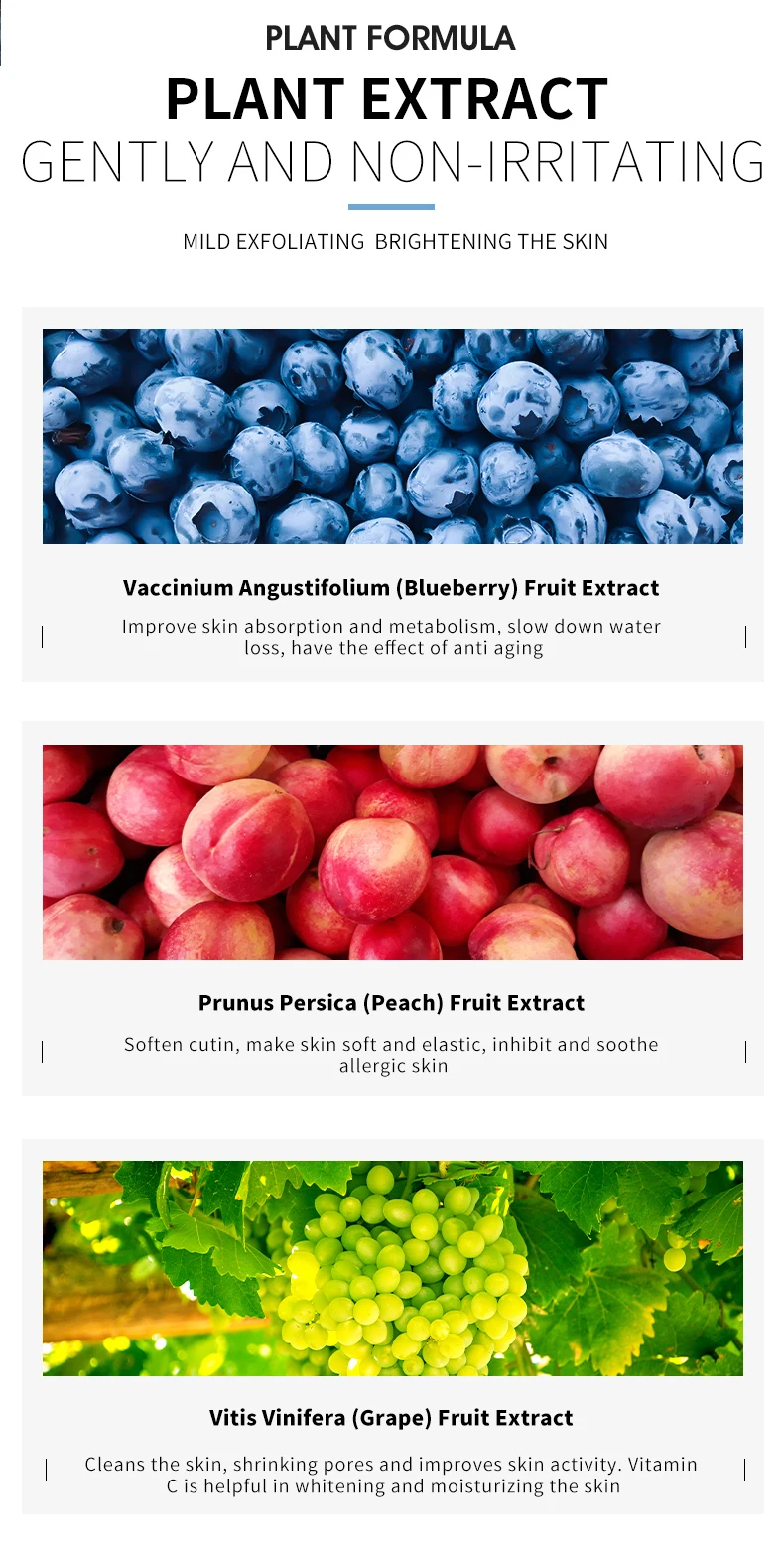 OEM ODM Private Label Organic Grape Peach Pink Blueberry Coffee Ice Cream Body Sugar Scrub With Spoon