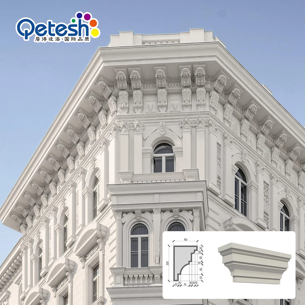 
Customed Design Easy Matching Exterior Wall Decoration Column Moulds Decorative 