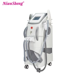 3 in 1 multifunction laser nd yag laser for tattoo removal opt hair removal permanently machine with factory price