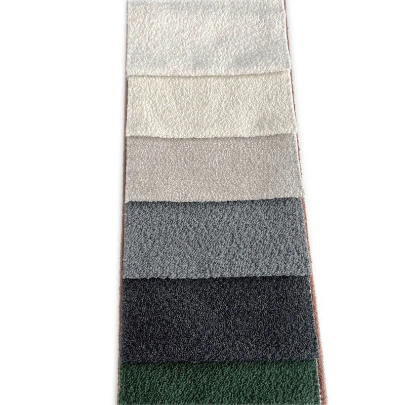 Luxury Hai Ning sofa Fabric Modern Lamb Boucle Fabric Upholstery For Sofa