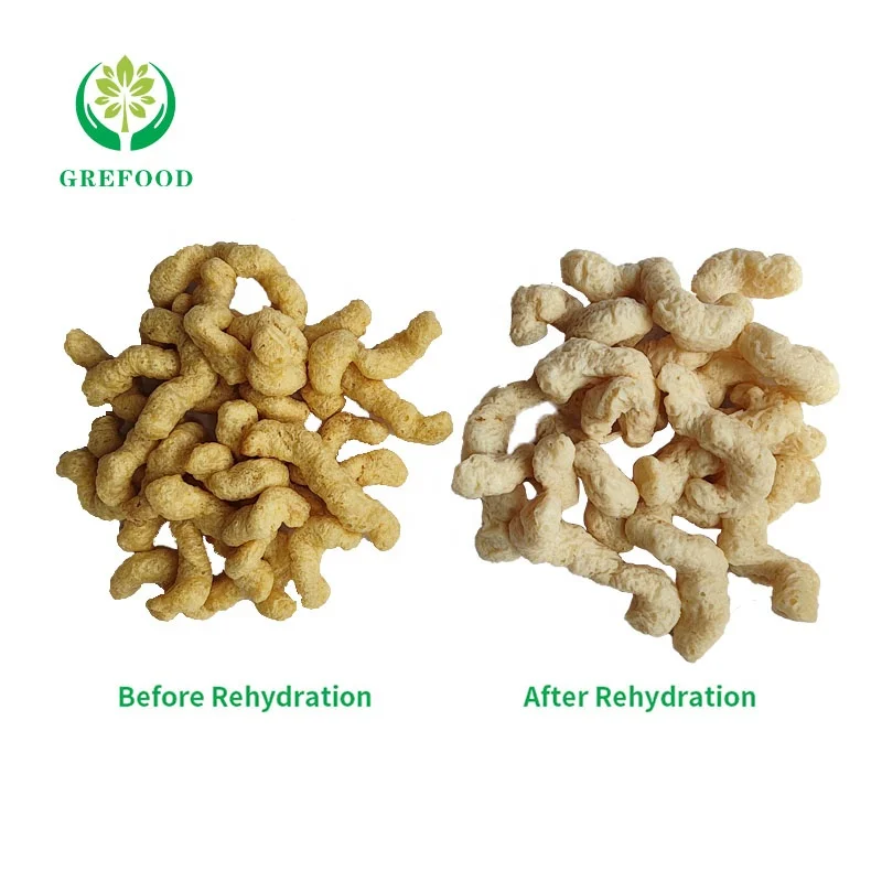 Factory Price Textured Vegetable Protein TVP Professional soy protein with Gluten low fat vegan food TVP