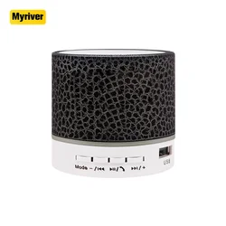 Myriver Cheap Custom Music Led Light Usb Mp3 Speaker Small Smart Wireless Portable Mini Pocket Bt Speakers Manufacturer For Sale