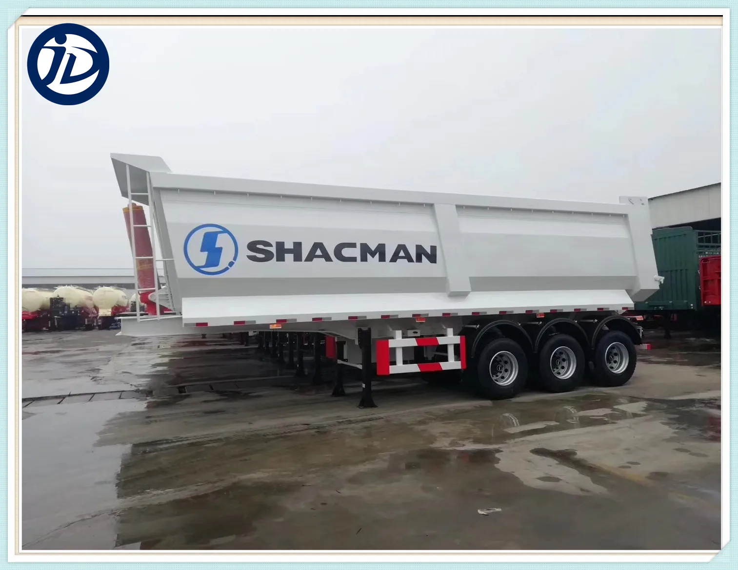 New  Customization 25 Tons 100 Tons Dump Tipper Trailer Tipping Truck Semi Trailer