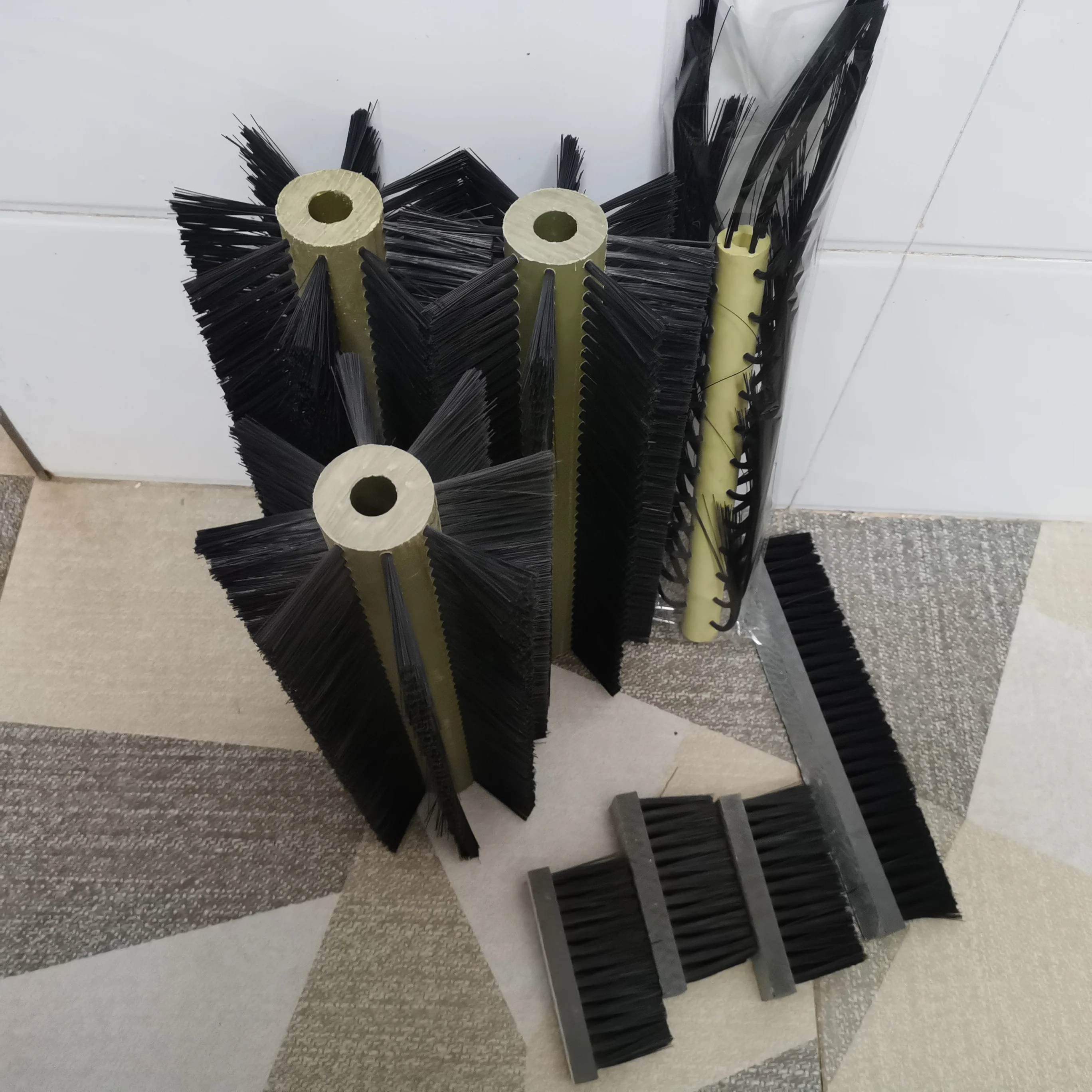 black bristle 5 gallon cleaning brush for BS-1 5 gallon/20Litre Bottle brushing and decapping machine bottle cleaning brush