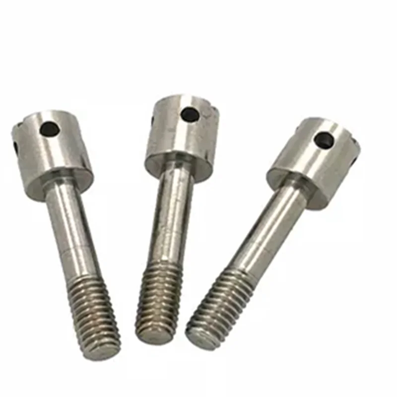 DIN404 Custom Slotted round head screw with holes in the head M4 Slotted Capstan Screws