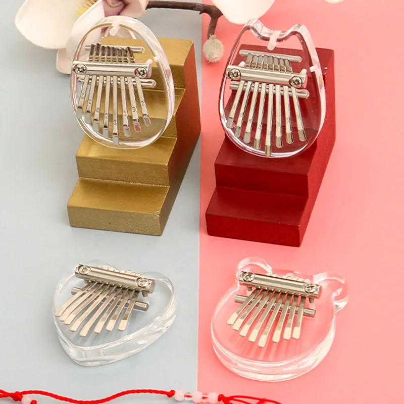 2024 Hot Sales 8 Keys and 17 Keys Portable Thumb Piano Solid Wood Mini Kalimba