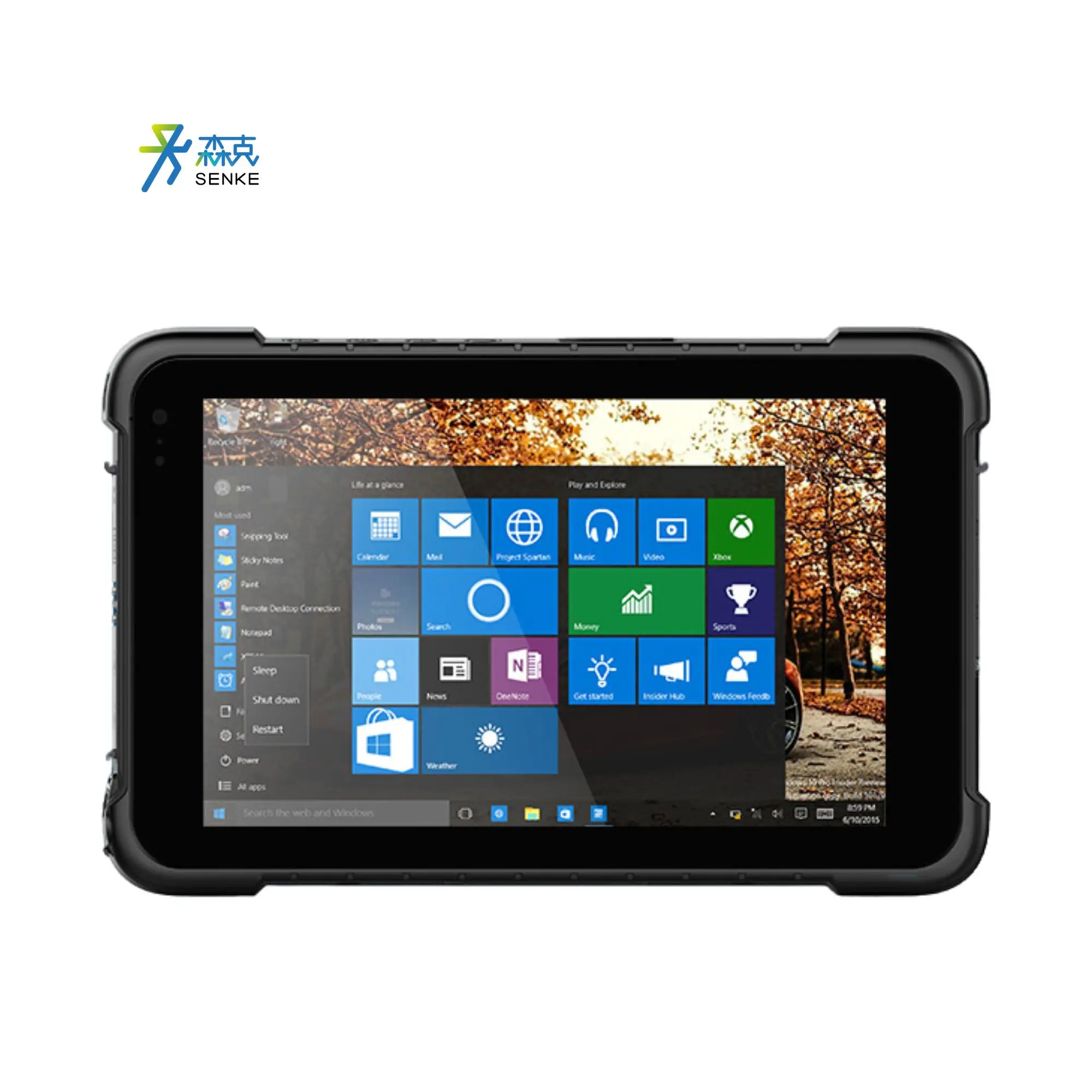 OEM Customized Waterproof Tablet PC IP67 Rugged Win/Android Tablet PC 16GB 512GB PC Tablet