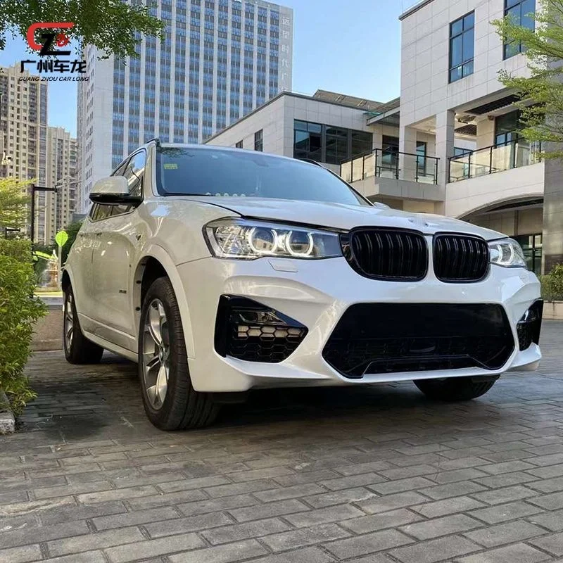 Лидер продаж автомобильные бамперы из полиуретана для BMW X3 X4 F25 F26 2014-2017 обновление X3M X4M передний бампер комплект