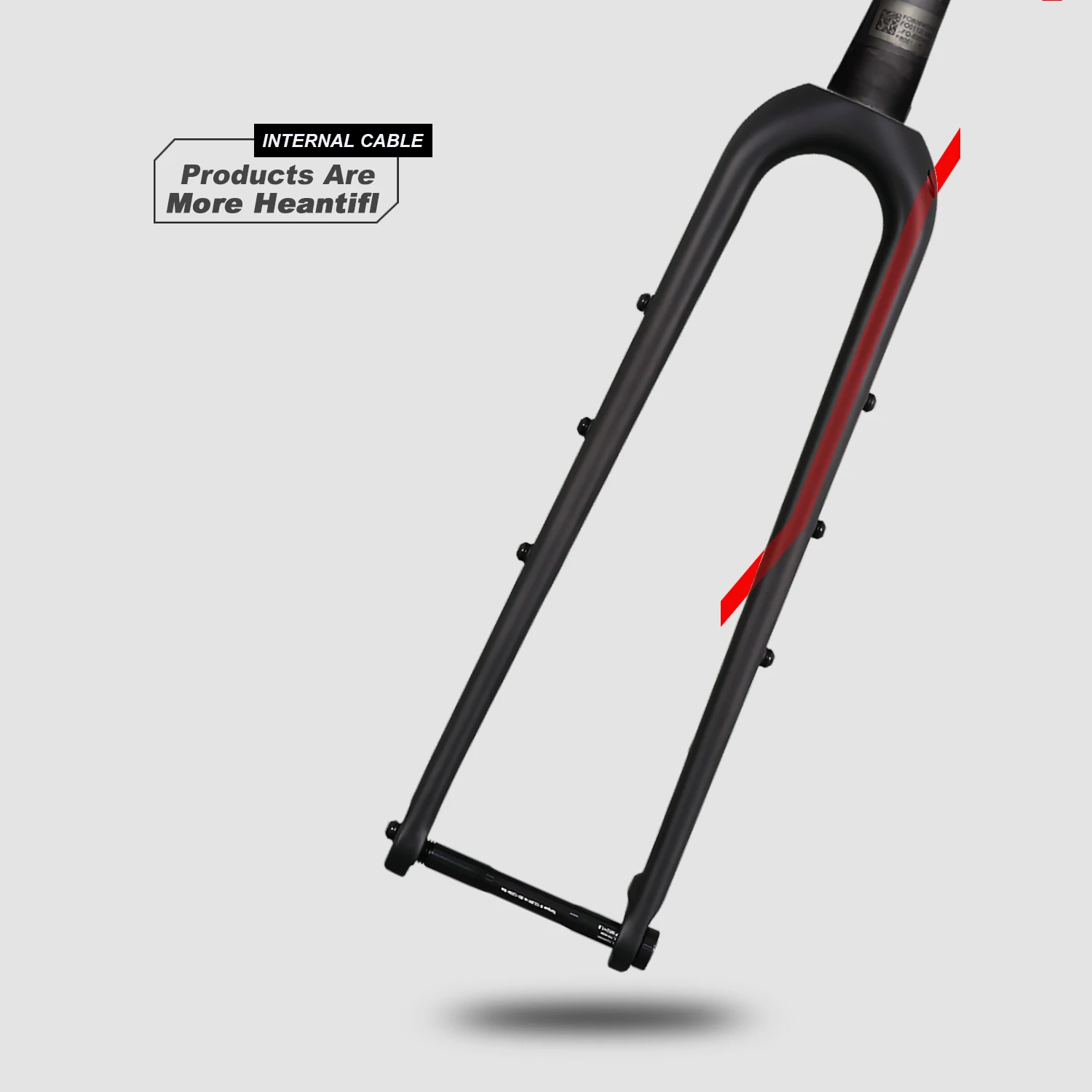 Light carbon Full Carbon GRAVEL Bike Fork Flat mount disc brake fork