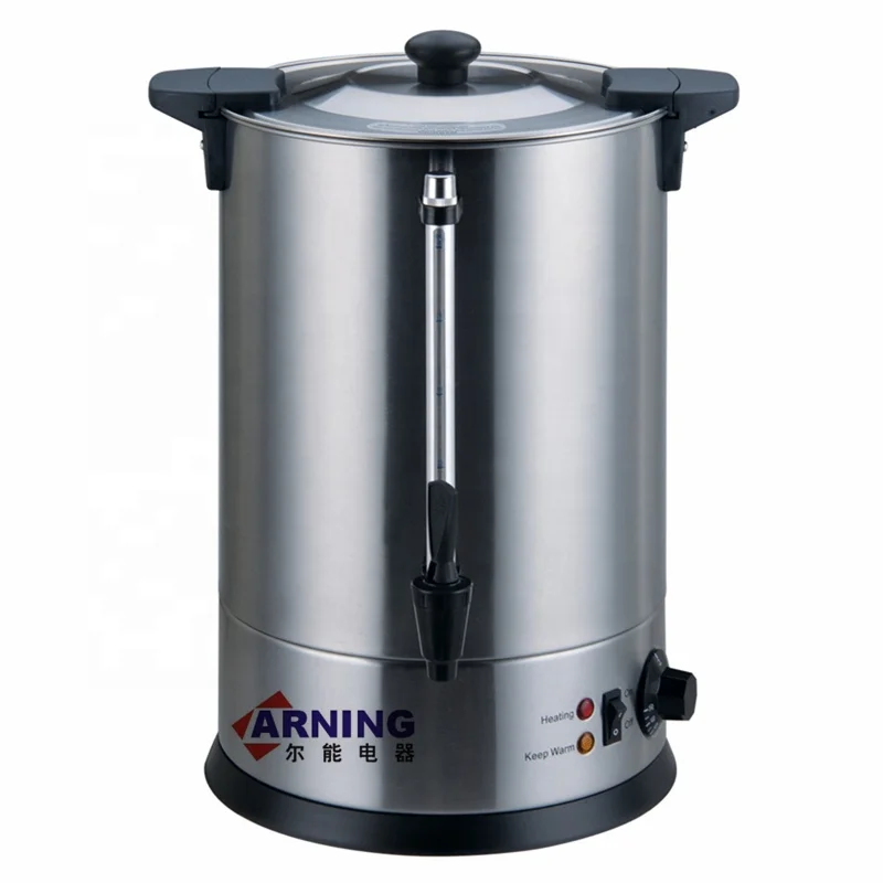 Stainless steel coffee maker water urn with auto- temperature control