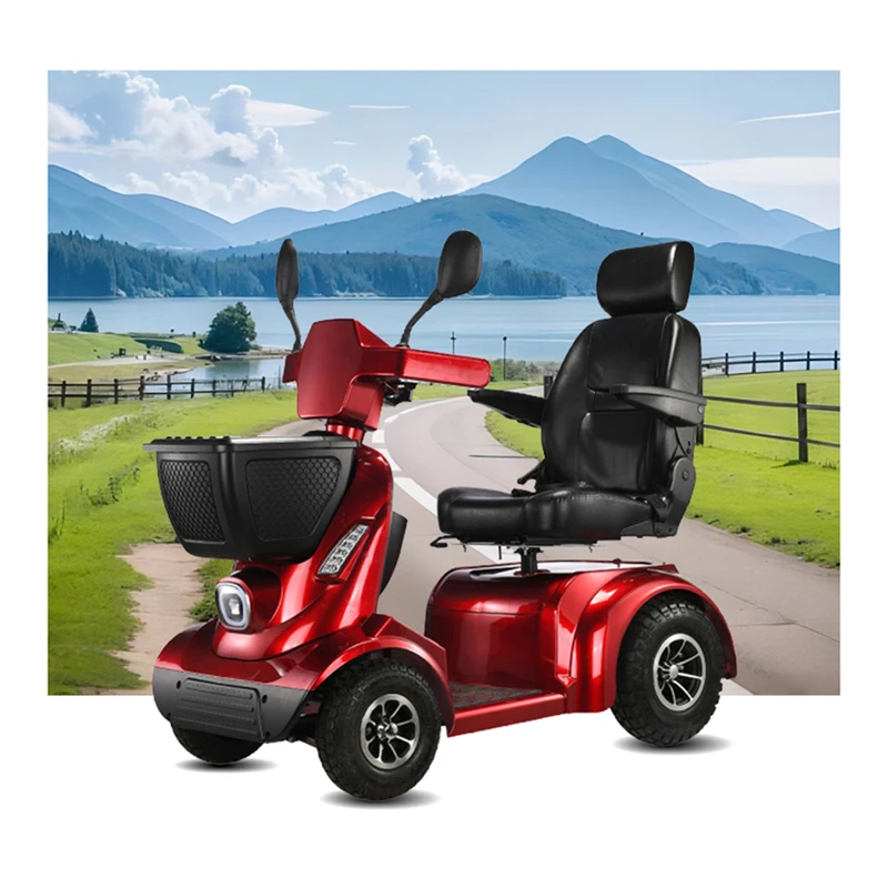 Heavy Duty Mobility Scooter Foldable Scooter 4 Wheel Adult Mobility Electric Travel Mobility Scooter For The Elderly