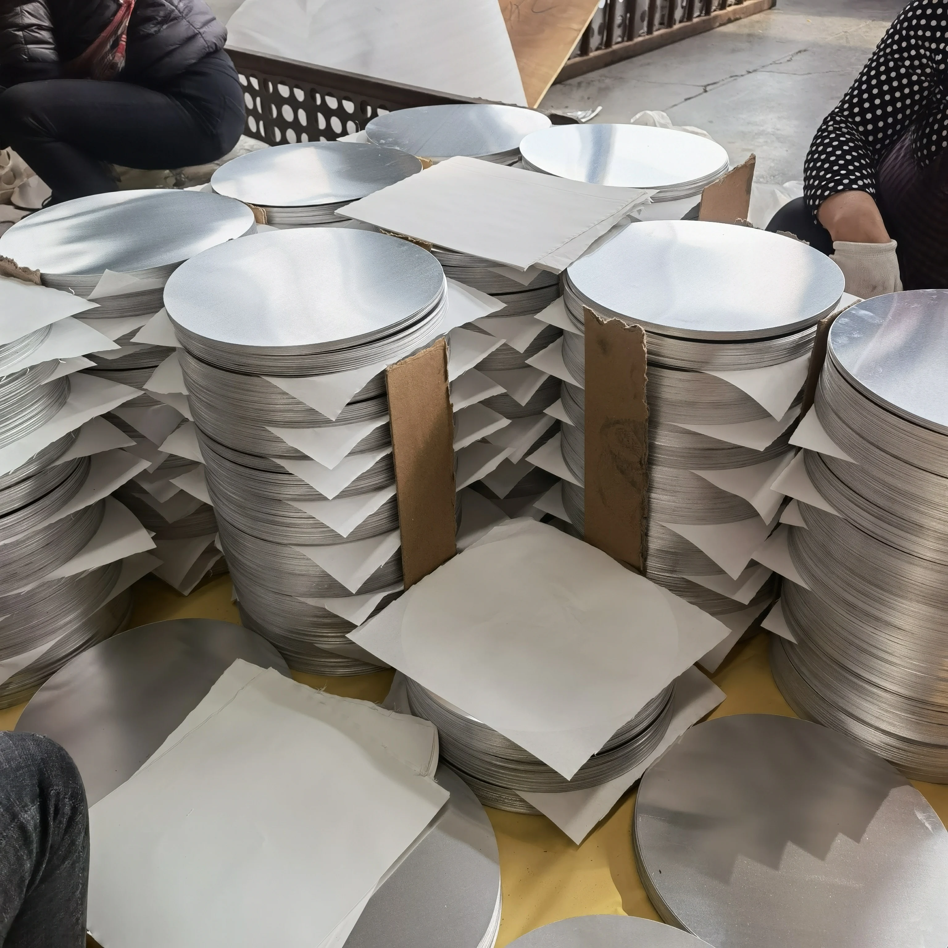 DDQ hot rolling aluminum dish plate 5052 for cookware