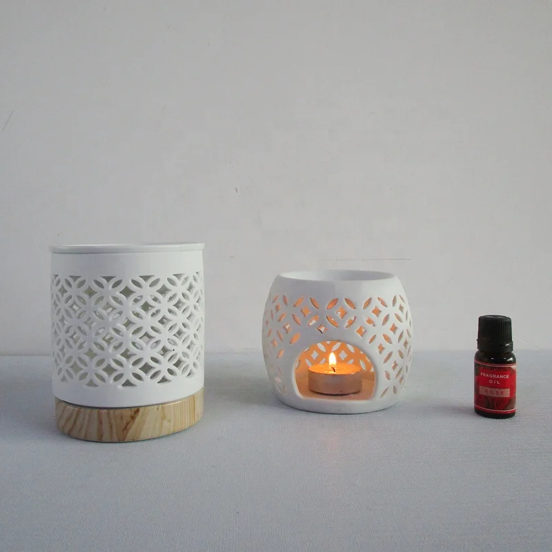 different shape ceramic essential oil burners candle burners