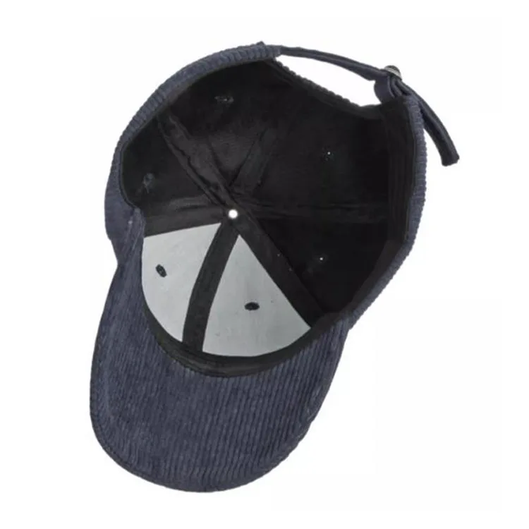 LRT Wholesale High Quality Fashion Mens Sports Baseball Cap Hats Custom Embroidery Logo Blank Corduroy Trucker Hats For Unisex