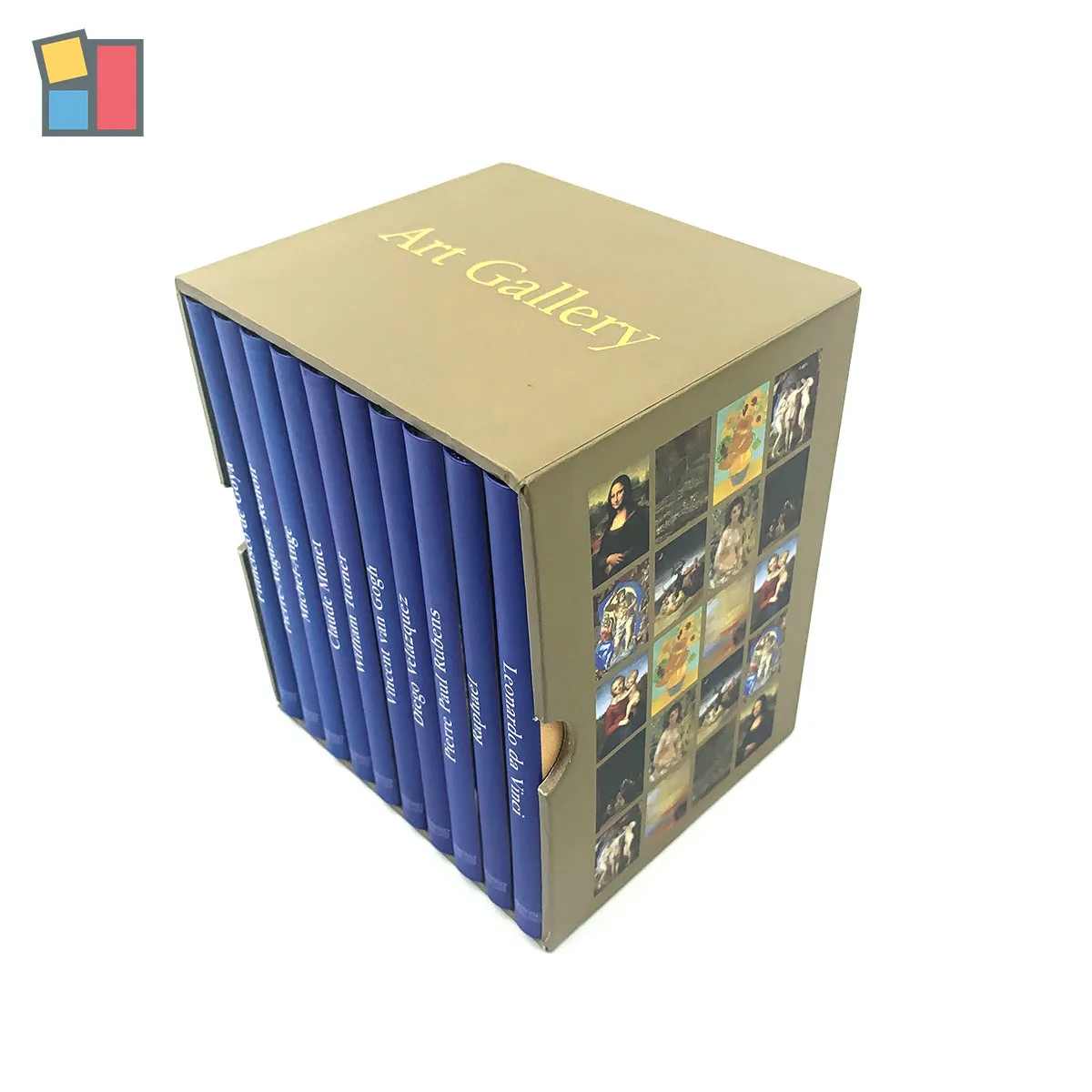 High Quality Print Book Sets Custom Hardcover Coloring Book Flexible Book Printing Set with Packaging Box