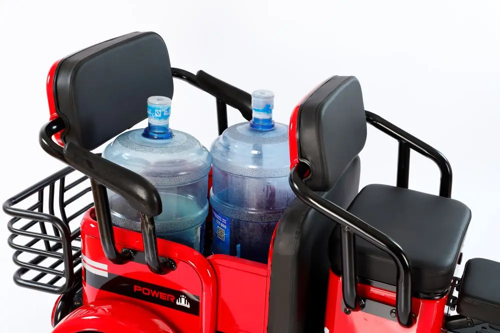 Электрический трехколесный велосипед для взрослых, аккумуляторная батарея 48 В/60 в, низкая цена, красный трехколесный велосипед, оптовая продажа, трехколесный 48 В Eec смартфон Flip 4