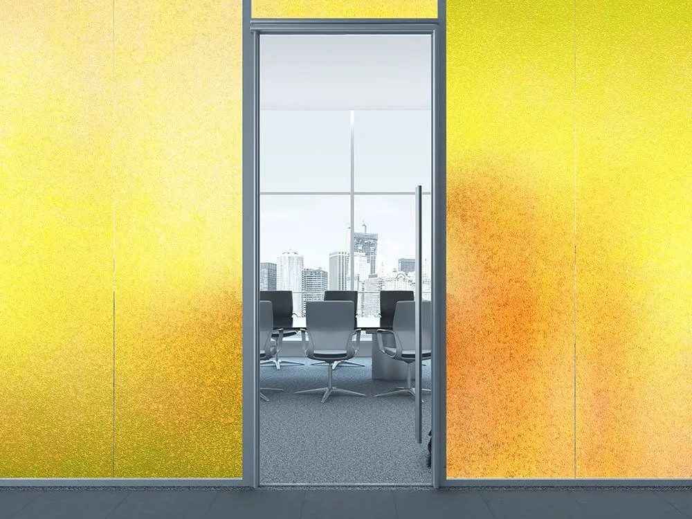 LF17DG Dichro Glitter Decorative Window Glass Film Static Cling Removable Sticker Decoration Privacy Window Film