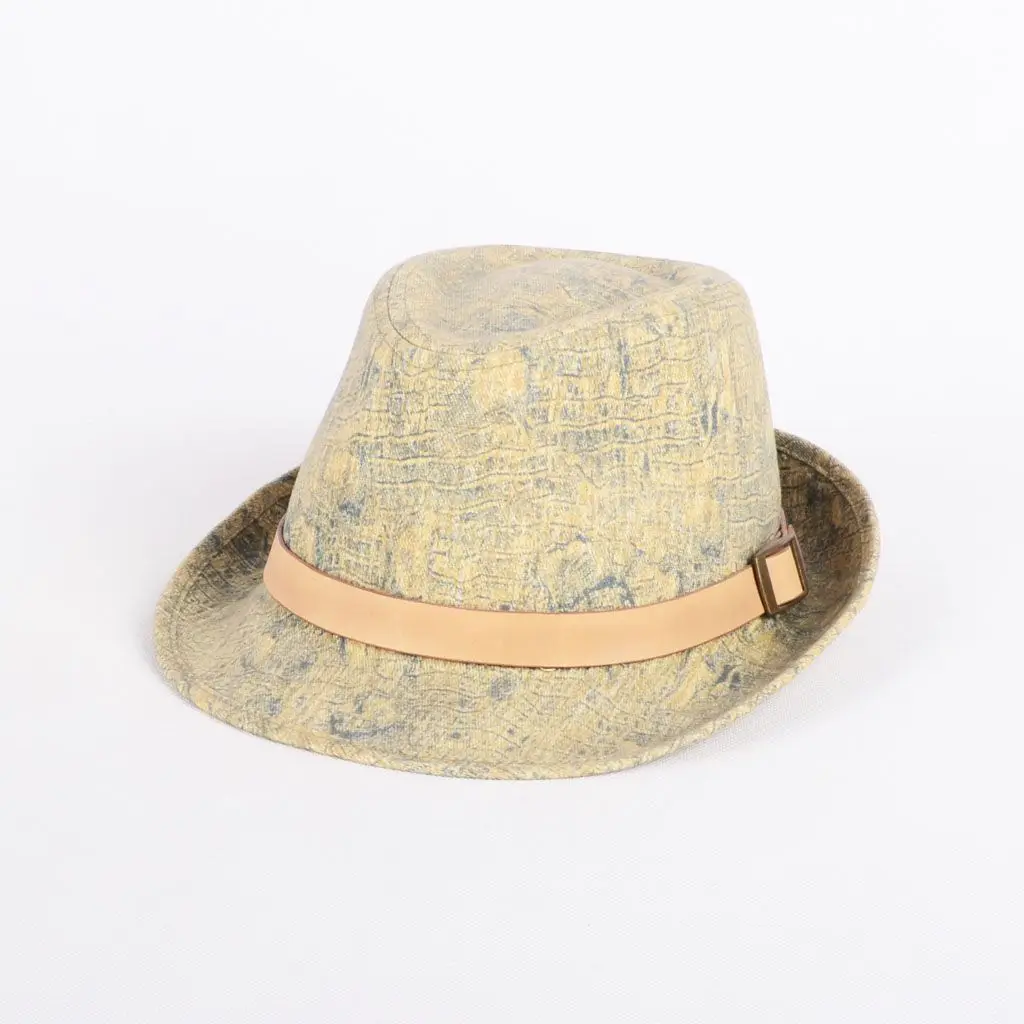 OEM Luxury Custom Summer Sun Hat Wide Brim Fedora Straw Hat for Women Printed Pattern for Beach Travel Fishing Outdoor Sports