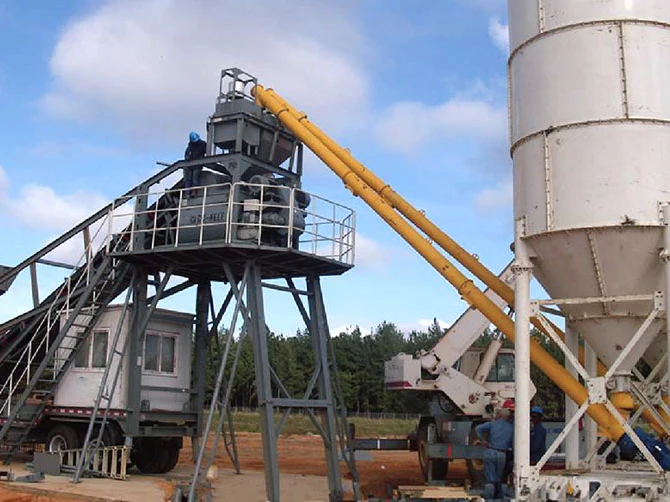 China xuzhou HZS40VY concrete plant concrete mixing plant 40m³ high cdapacity portable cement plant with factory price for sale