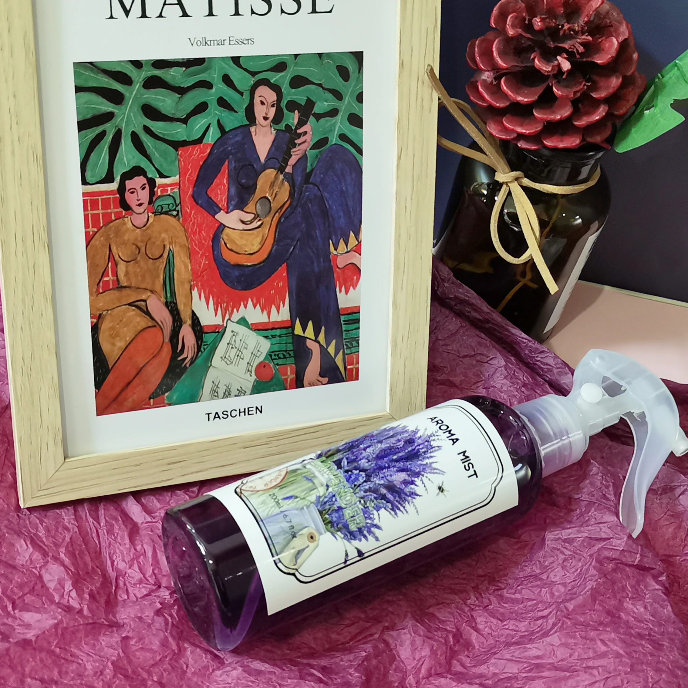 200ml Liquid Air Freshener Glass Spray Pump Bottle/Perfume Mist air freshener custom logo