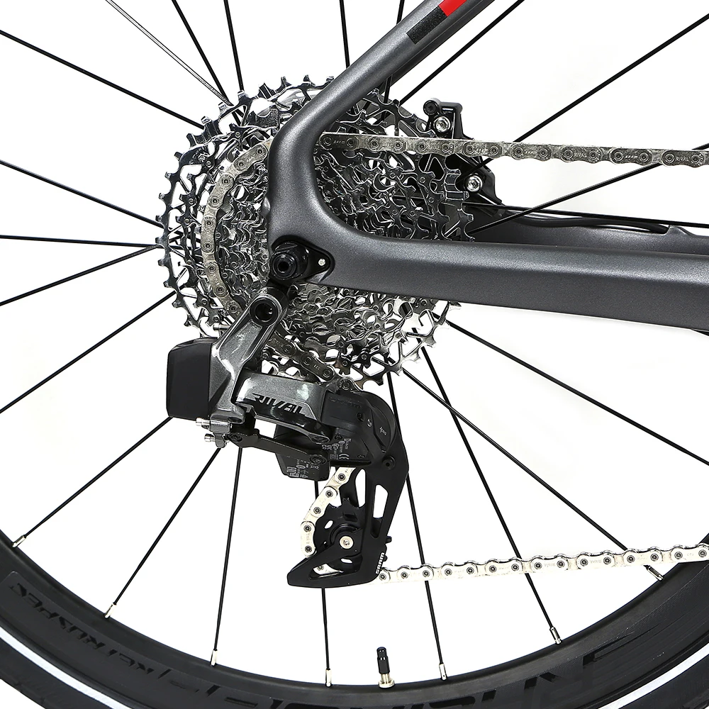 Twitter Carbon Fiber Gravel Bike With Rival eTap AXS 12S 700*40C Hydraulic Disc Brake Electronic Road Bicycle For Men