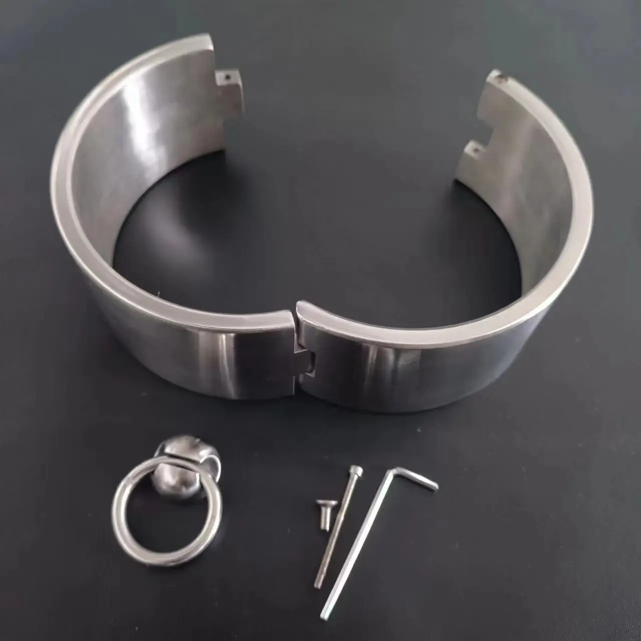 Black Emperor new style stainless steel high 6cm metal collar bdsm bondage collar wholesale of adult toys sex toys for couples