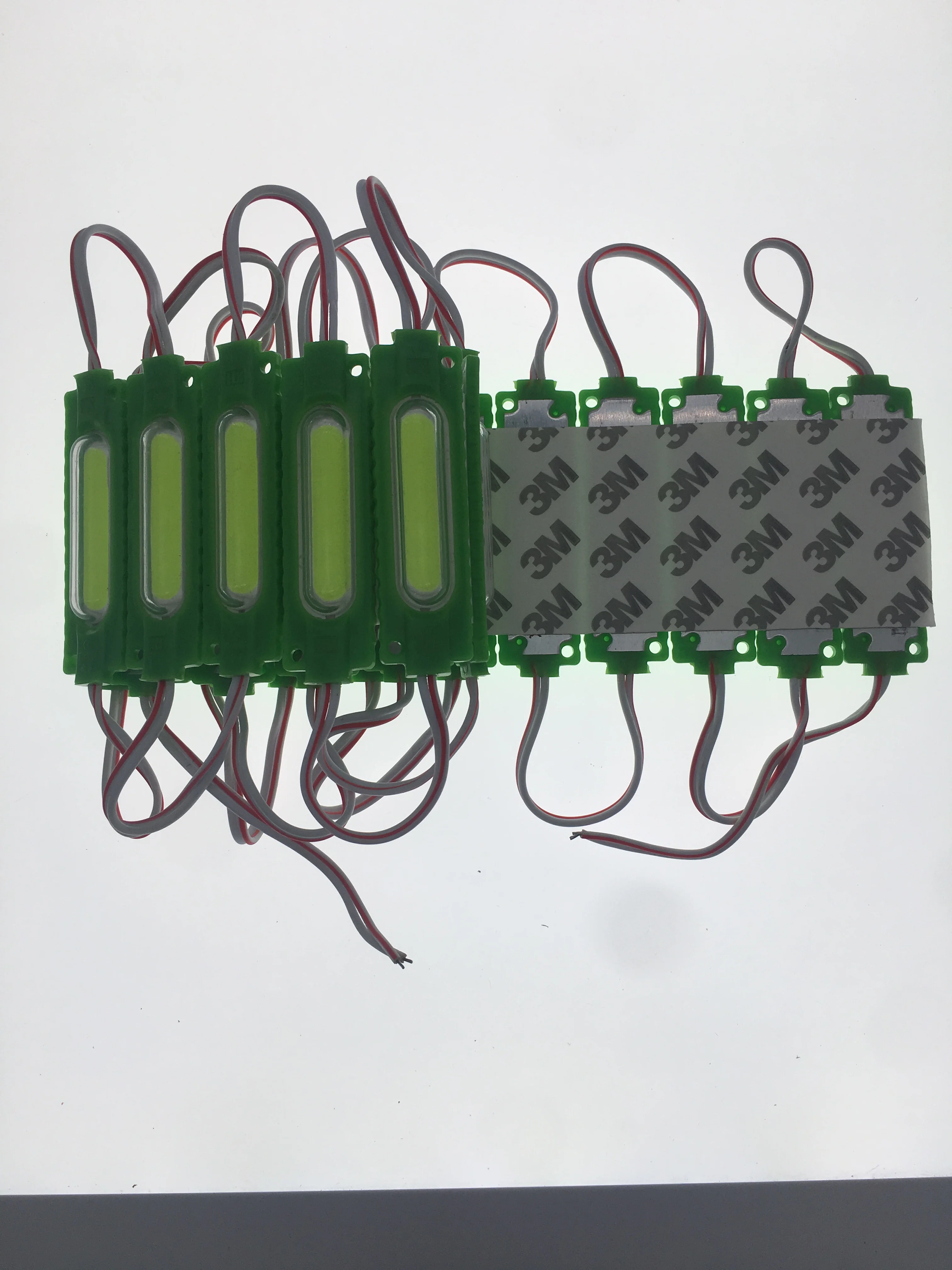 6313 transparent lens 12v white warm white red green blue yellow pink light led cob module 24v