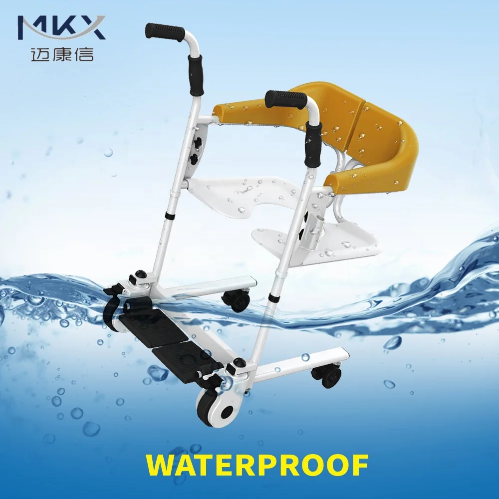 
hot sell Multifunctional Lift with Toilet seat Cushion Nursing Chair Elderly Transfer Wheelchair 