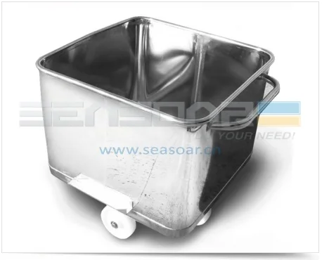Оптовая продажа по индивидуальному заказу SS304 SS201 Поворотная Тележка для тележки кухонного завода мясного супермаркета ODM OEM
