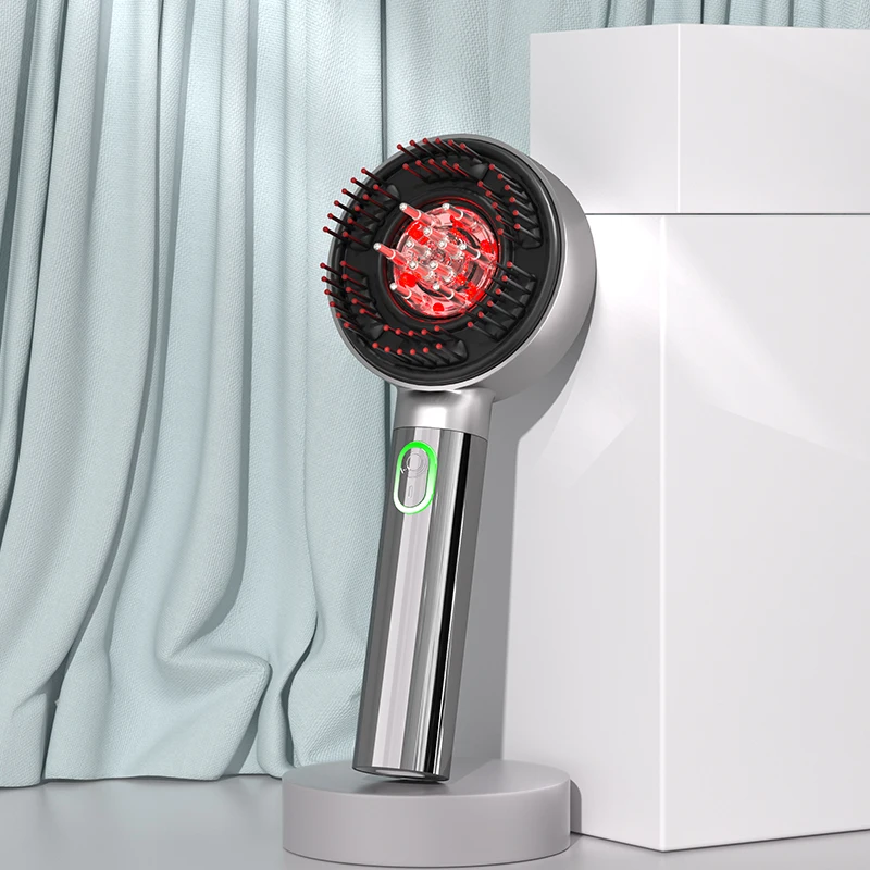 New LED Red Light Therapy Scalp Massage Comb EMS Hair Growth Comb Oil applicator Hair Comb