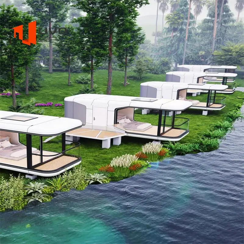 UVO space capsule rooms prefab luxury hotels sleeping hotel capsule