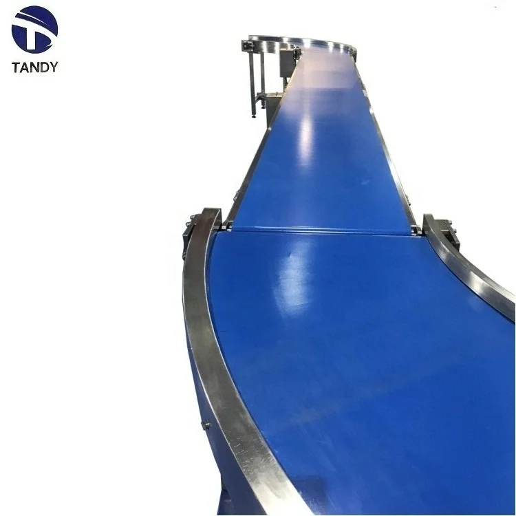 Food industrial beverage production line full stainless steel profile belt conveyor machine