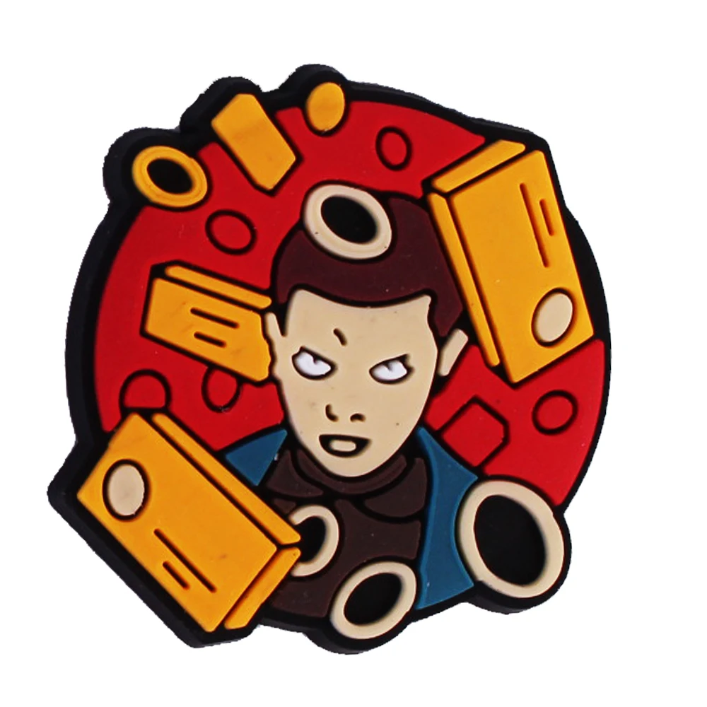 Wholesale New Hot Stranger Things 4 T Designs Charms PVC Shoes charms for Clog