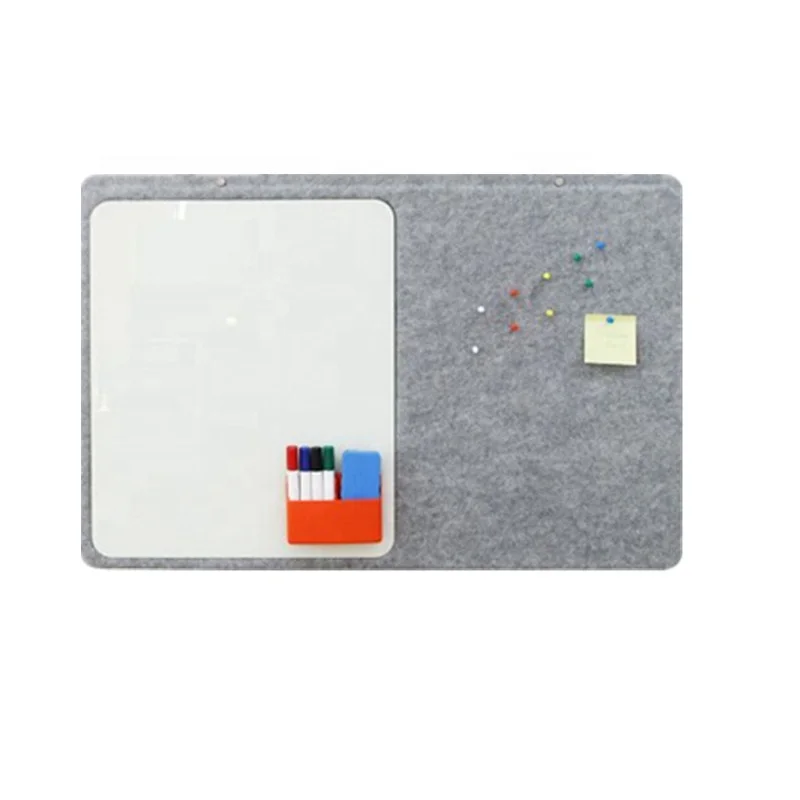 Симпатичная Магнитная стеклянная белая доска и доска с булавкой для уведомлений