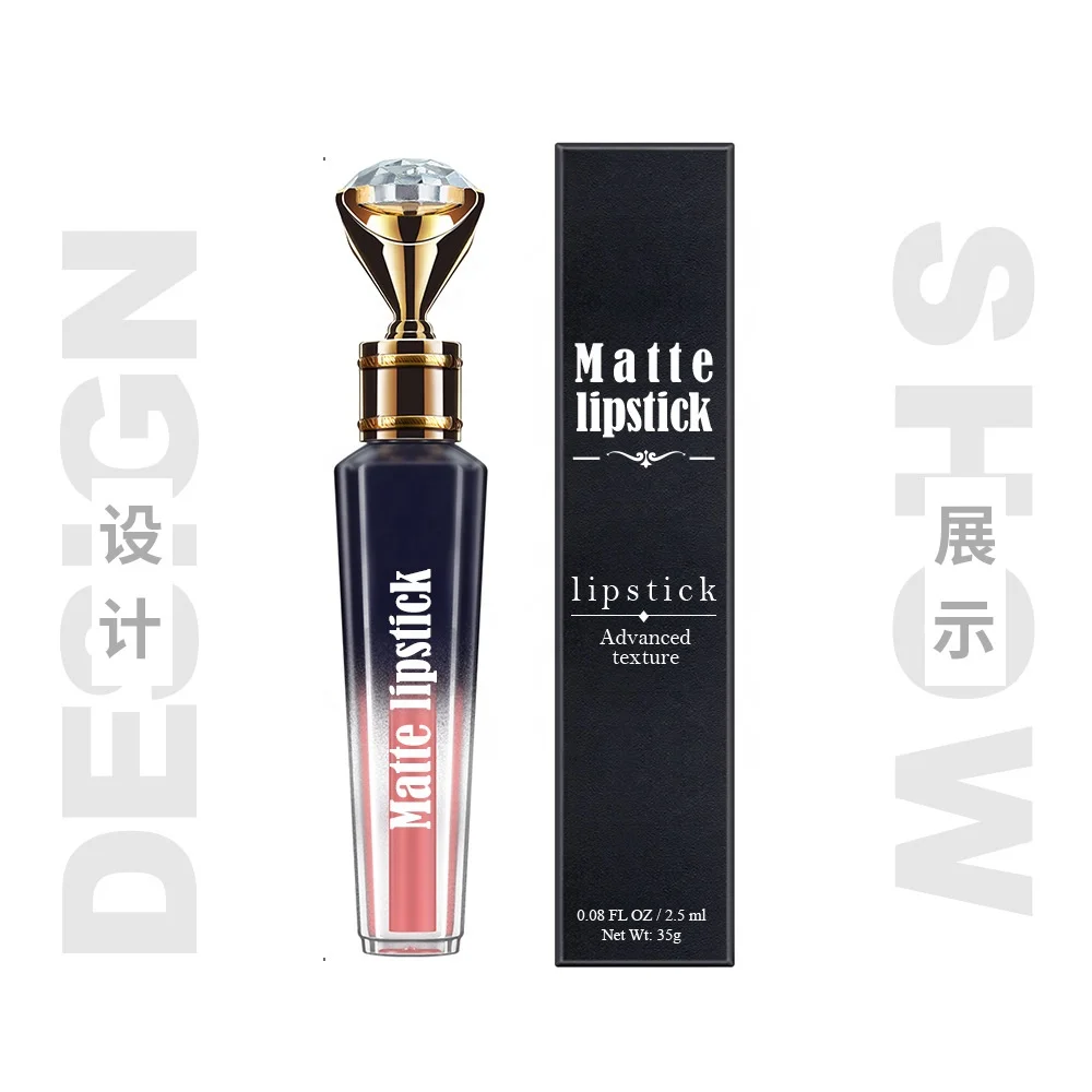 Wholesale Makeup Matte Velvet Lipstick Matte Natural Lipstick Color rendering and lifting lipstick