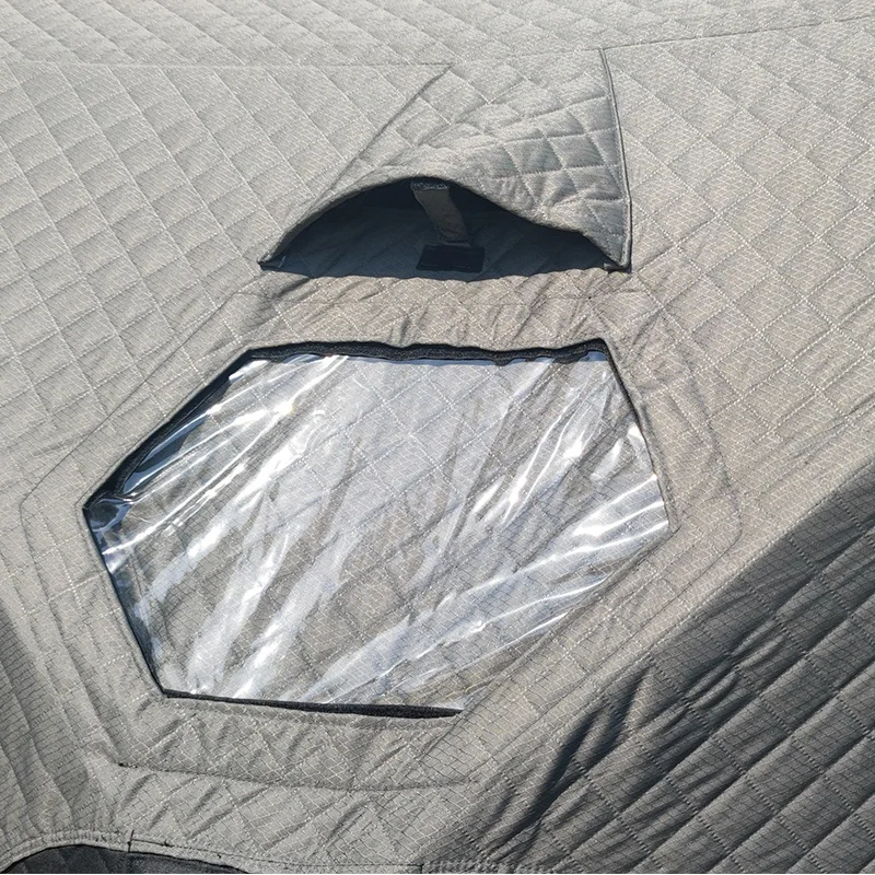 Arcadia Outdoor For 6-8 Person Winter Twins Ice Fishing Tent Pop up Portable Ice Shelters