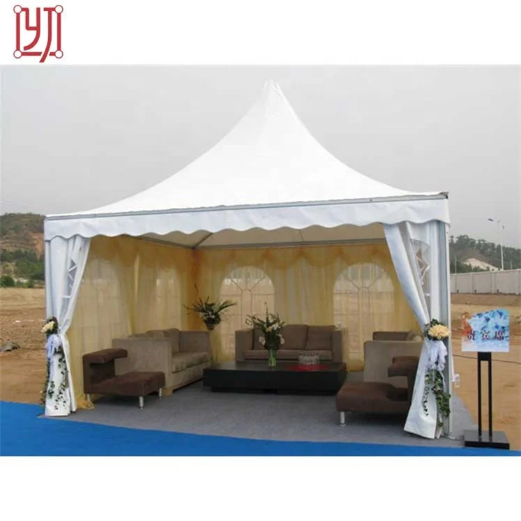 Beautiful aluminum frame 5x5m 8x8m 10x10m white luxury party pagoda tent for outdoors wedding marquee