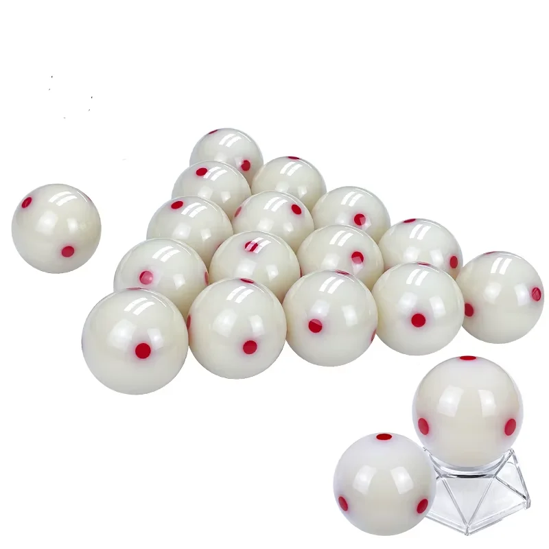 PJ-09 Hongjie High Quality 6 Red Dot Cue Ball Phenolic Resin Billiard Ball for Pool Sports