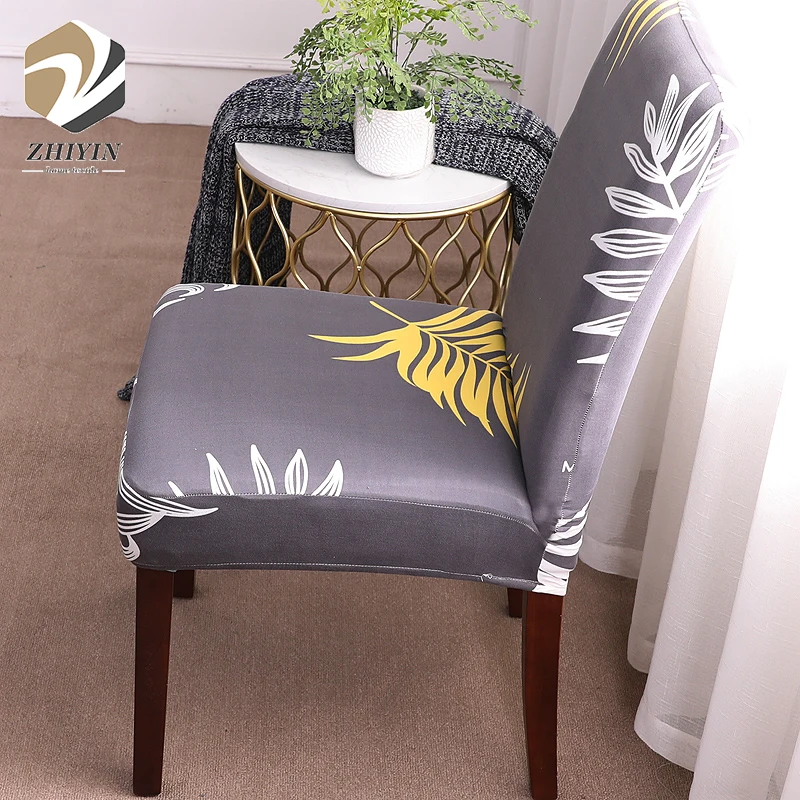 Китайский производитель, полиэстер, спандекс, простые напечатанные чехлы для стульев, банкетов