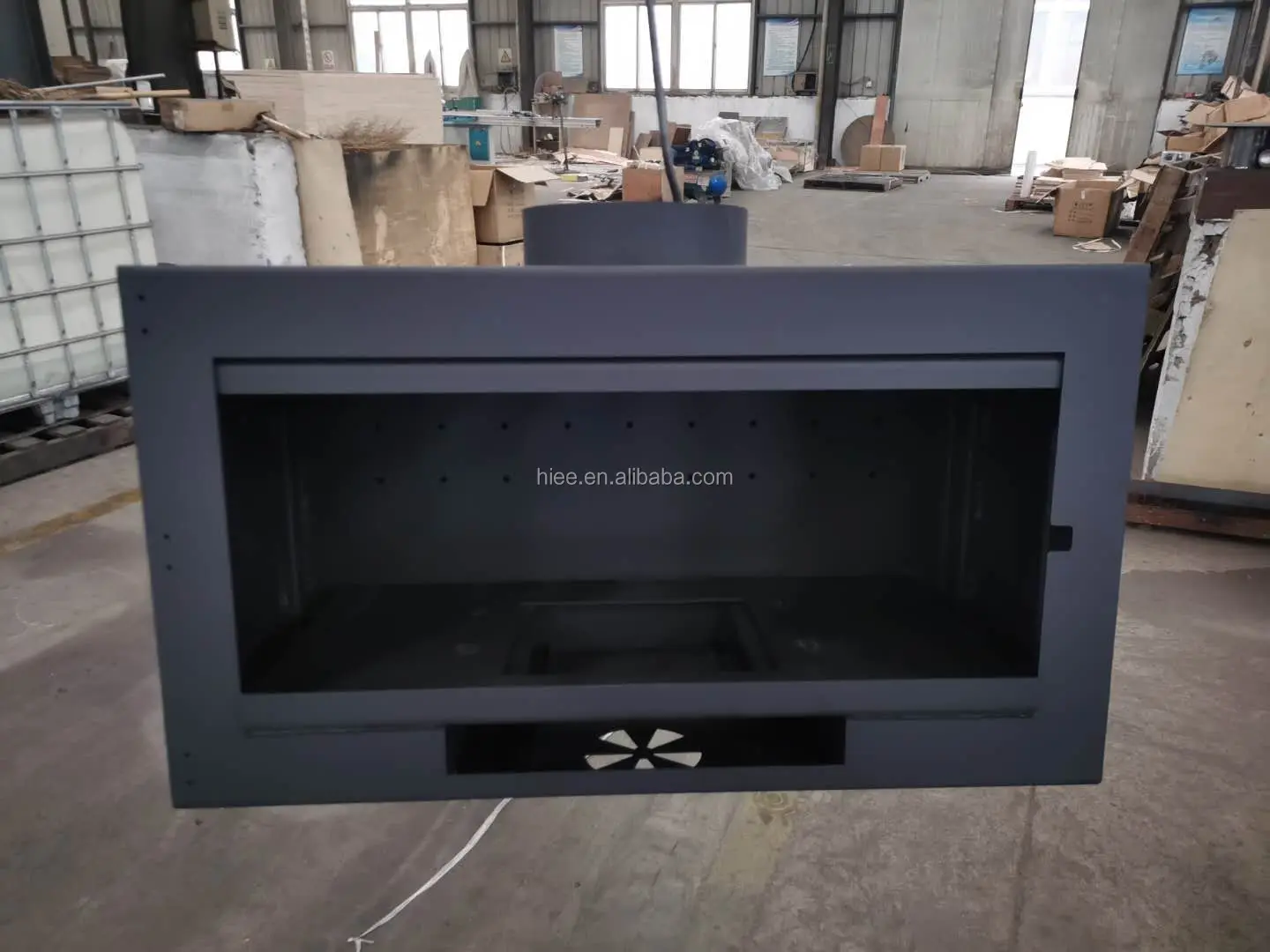 2024 Hot Sale Indoor Decorative Firewood Heating Stove Wood Burning Stove Wall Mounted Suspended Fireplace