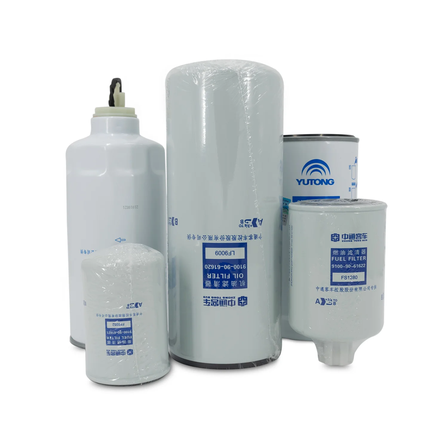Engine oil feul  filters for Zhongtong Yutong Bus