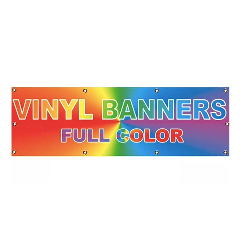 High Quality Cheap Custom Design Polyester Digital Printing Waterproof Outdoor Using Advertising Flex PVC Vinyl Printing Banner