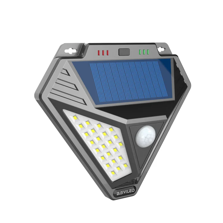  Водонепроницаемый IP65 люмен 150 лм светодиодный огонь 48 шт Led SMD2835 сад открытый датчик движения Ночной Солнечный