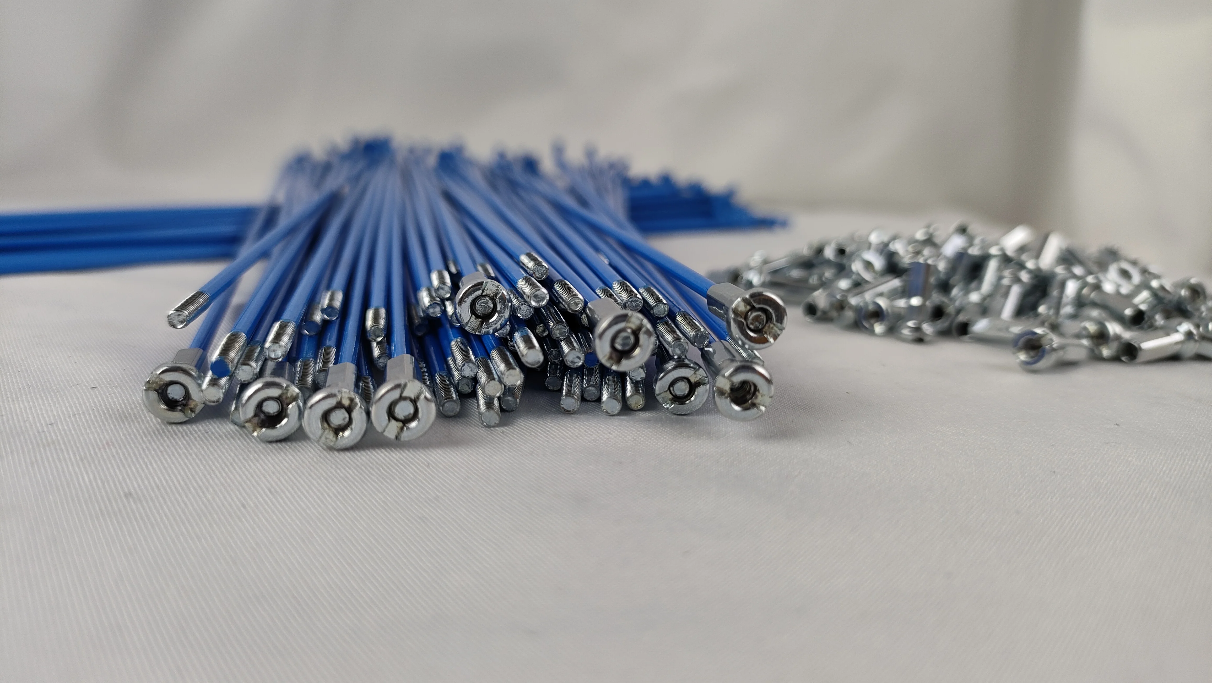 2023 Factory Bicycle Spoke Steel Bike Spokes Pink Purple Silver Red Blue Stainless Color Material Origin Place Length Mainland