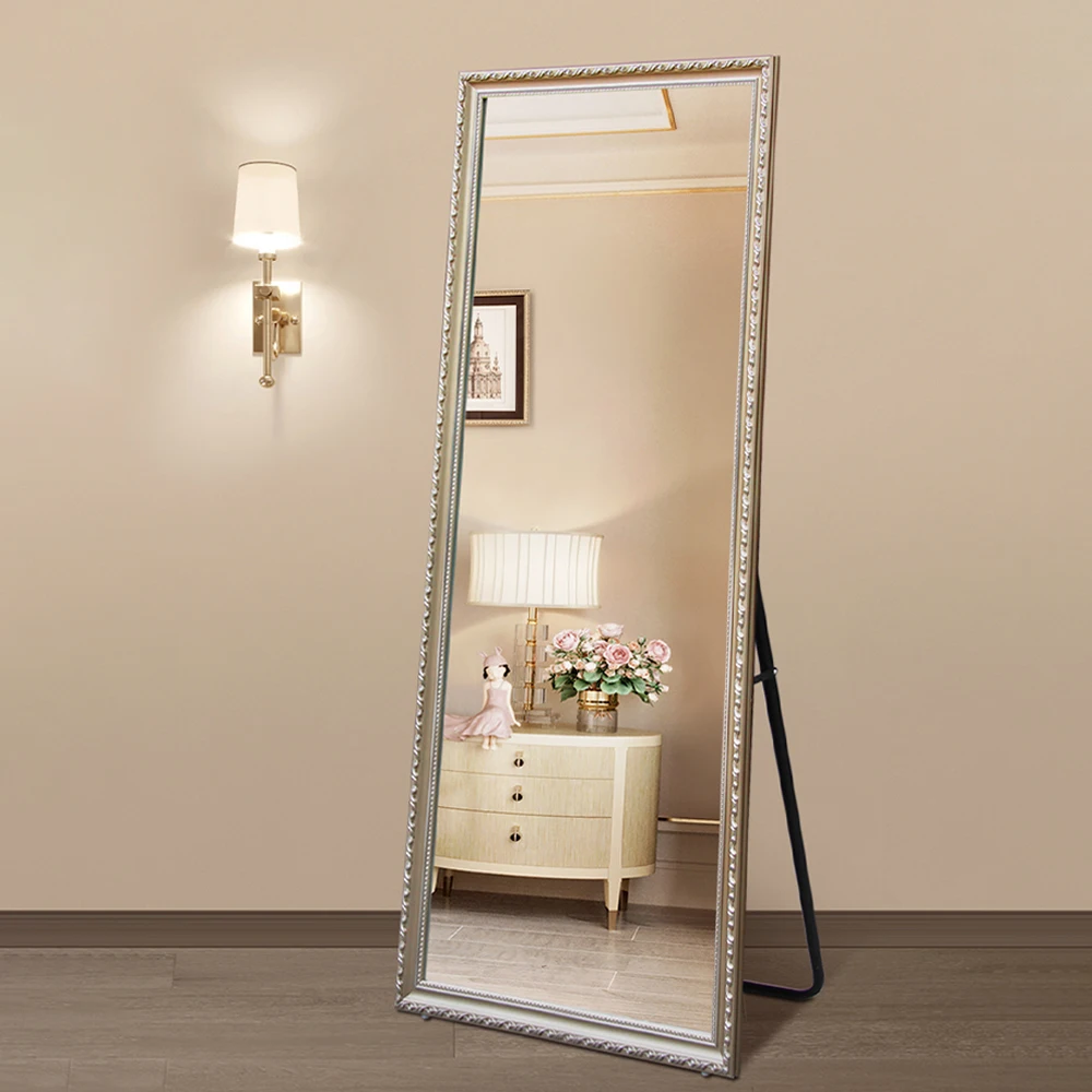 BOLEN wholesale large big antique wall mirror full length wall sticker home mirror dressing gold