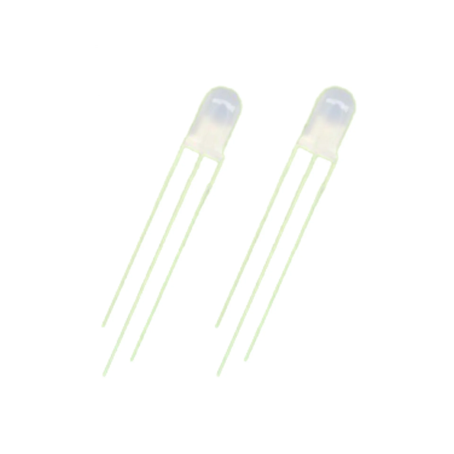 JOMHYM высококачественный рассеянный туманный молочный 3-контактный 5 мм зеленый красный синий желтый белый двухцветный светильник со сквозным отверстием светодиодные диоды