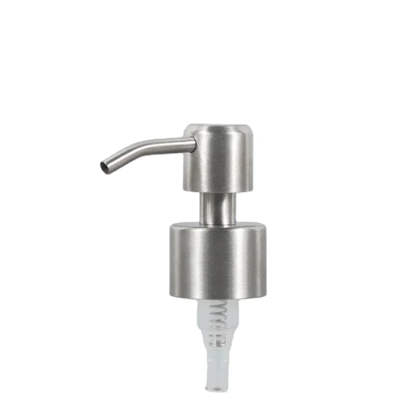 28/410 24/410 Wholesale Output Metal Stainless Steel Black Matte Lotion Bottle Pump Dispenser Foaming Pump