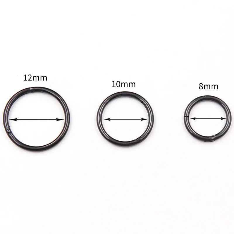 Custom High Quality Handbag Zinc Alloy Metal For Clothes Bags Ring Buckle Bag Rings Metal O Rings